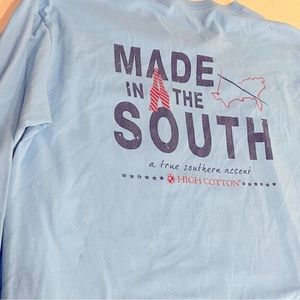 Light Blue High Cotton Long sleeve shirt. Large. Men’s.